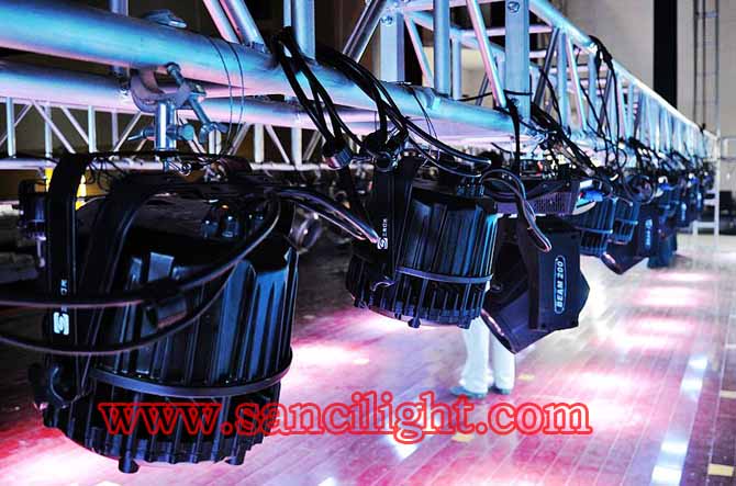 湖南彬州市一中学灯光系统（电脑摇头灯,LED灯光）